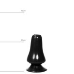 All Black Buttplug 12 cm - Zwart All Black Buttplug 12 cm - Zwart