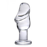 Asvini Glazen Buttplug - Transparant Asvini Glazen Buttplug - Transparant
