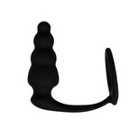 Cockring Met Geribbelde Buttplug Cockring Met Geribbelde Buttplug