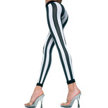 Gestreepte Leggings - Zwart/Wit Gestreepte Leggings - Zwart/Wit
