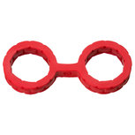 Japanse Bondage Siliconen Handboeien - Rood Japanse Bondage Siliconen Handboeien - Rood