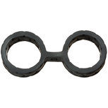 Japanese Bondage Siliconen Enkelboeien - Zwart Japanese Bondage Siliconen Enkelboeien - Zwart