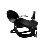 Bad Kitten - Zwart Leren Masker Bad Kitten - Zwart Leren Masker