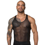Doorzichtige Heren Tanktop Doorzichtige Heren Tanktop