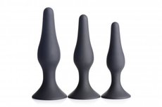 3-Delige Siliconen Anaal Plug Set 3-Delige Siliconen Anaal Plug Set