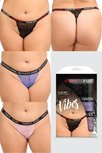 F*CK 3-Pack Strings - Curvy F*CK 3-Pack Strings - Curvy