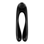 Satisfyer Candy Cane Vingervibrator - Zwart Satisfyer Candy Cane Vingervibrator - Zwart