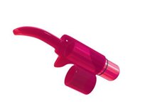 Tingling Tongue Bullet Vinger Vibrator- Roze Tingling Tongue Bullet Vinger Vibrator- Roze