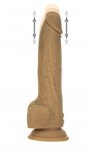 Naked Addiction Realistische Stotende Dildo met Afstandsbediening - 23 cm Naked Addiction Realistische Stotende Dildo met Afstandsbediening - 23 cm