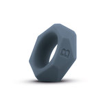 Boners Cockring Met Diamant Design - Grijs Boners Cockring Met Diamant Design - Grijs